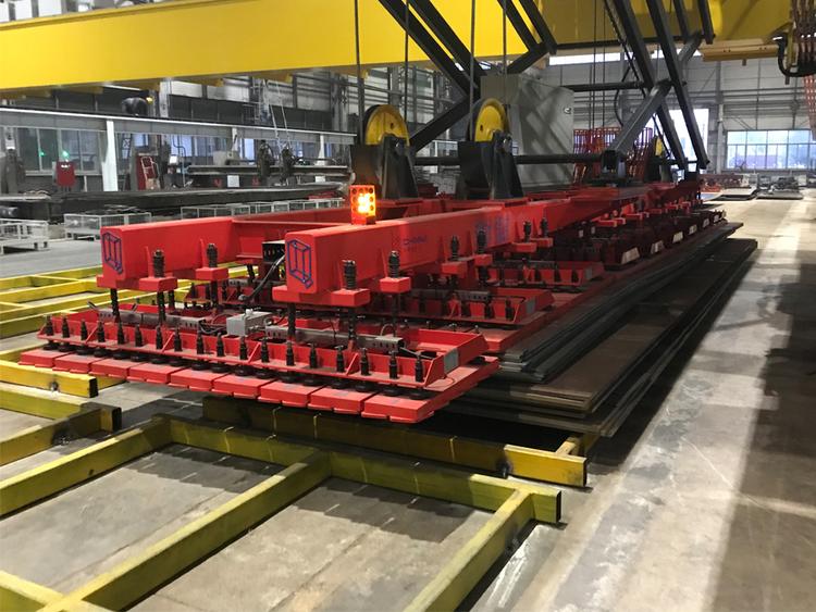 千豪電永磁吊具，鋼板下料吸盤