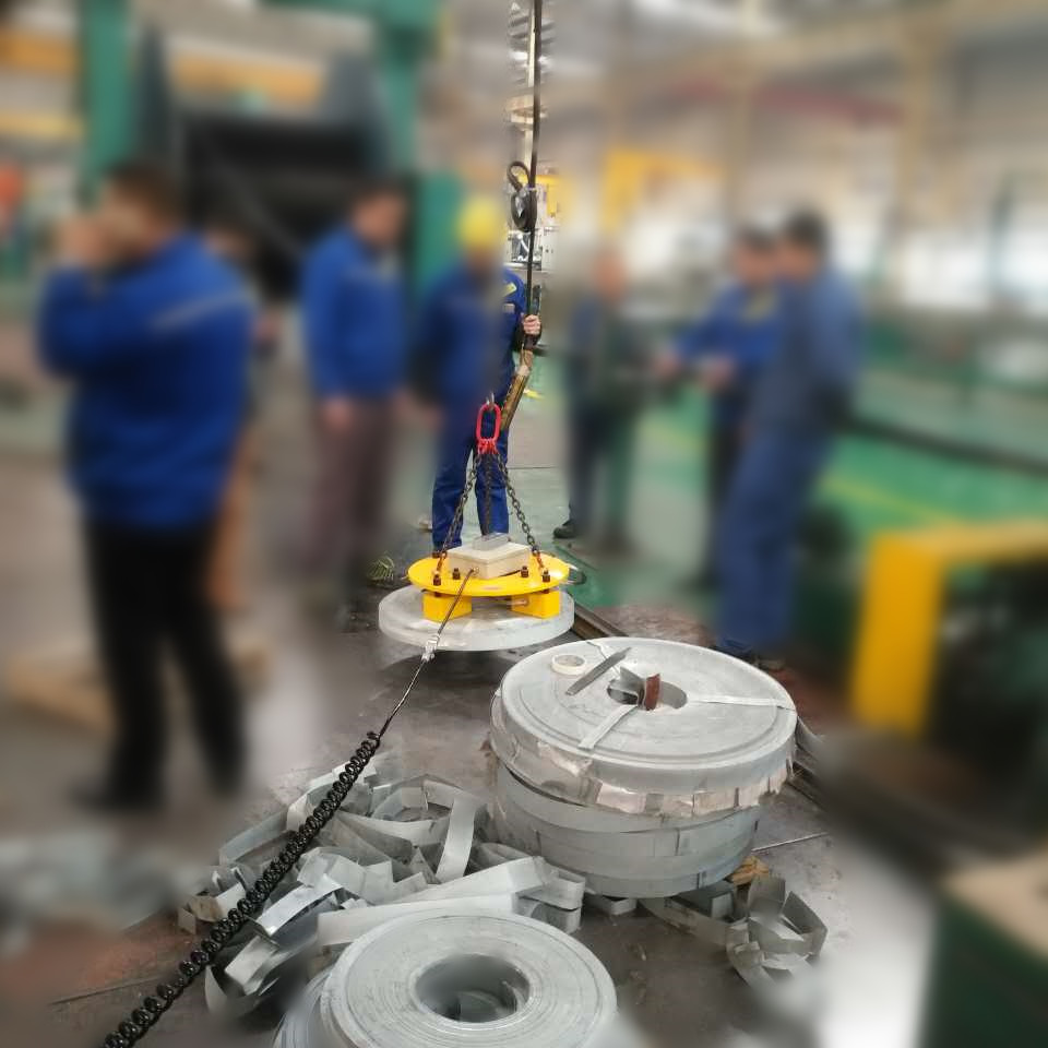 千豪品牌:小型帶卷電永磁起重吊具