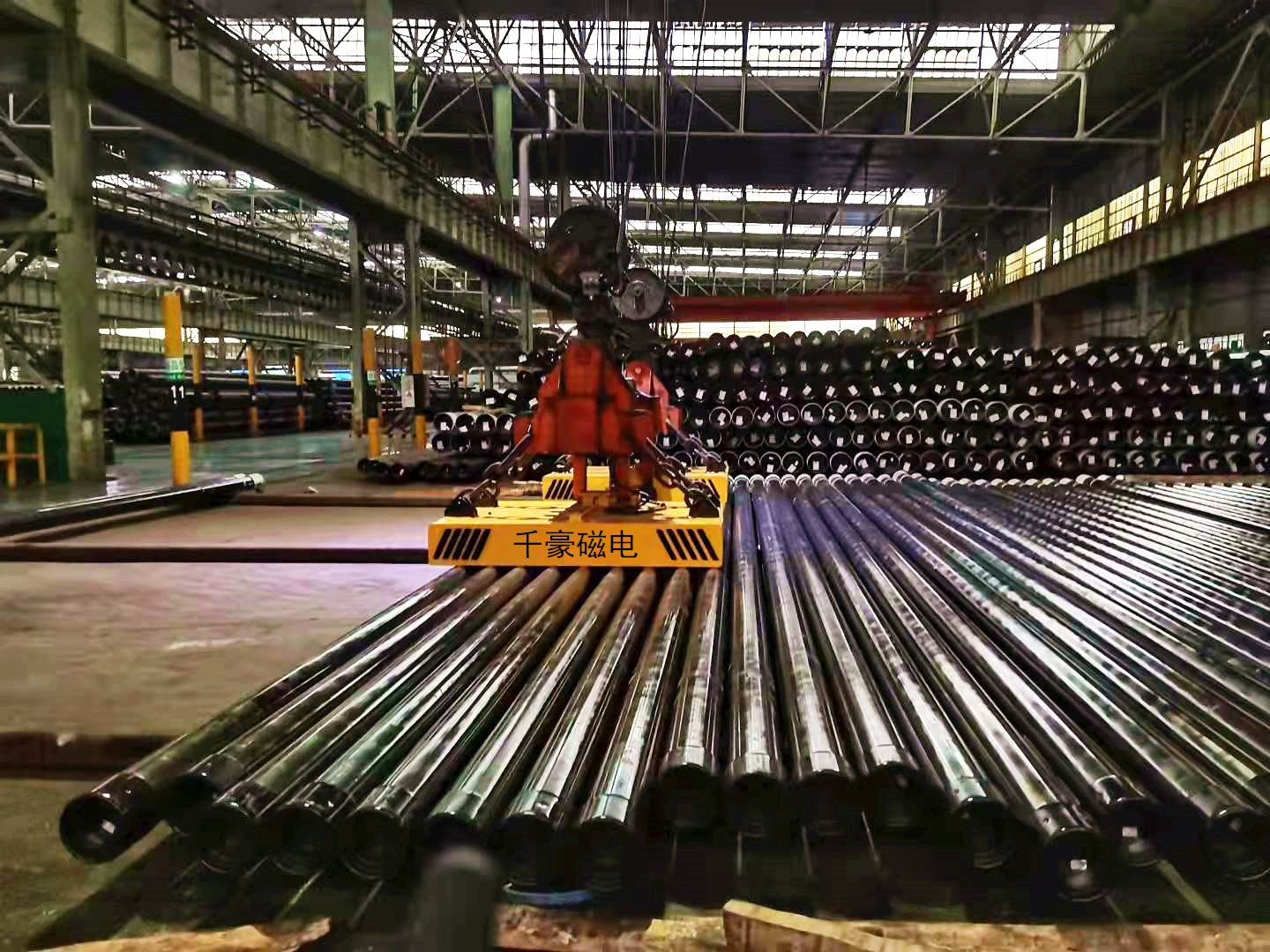 吊鋼管電永磁吊具，千豪品牌
