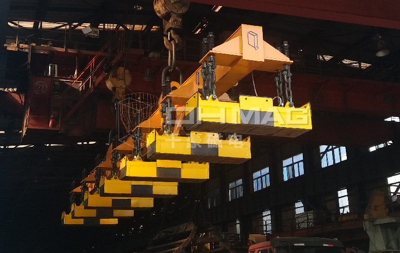 吊鋼板專用吊具，千豪電永磁吊具