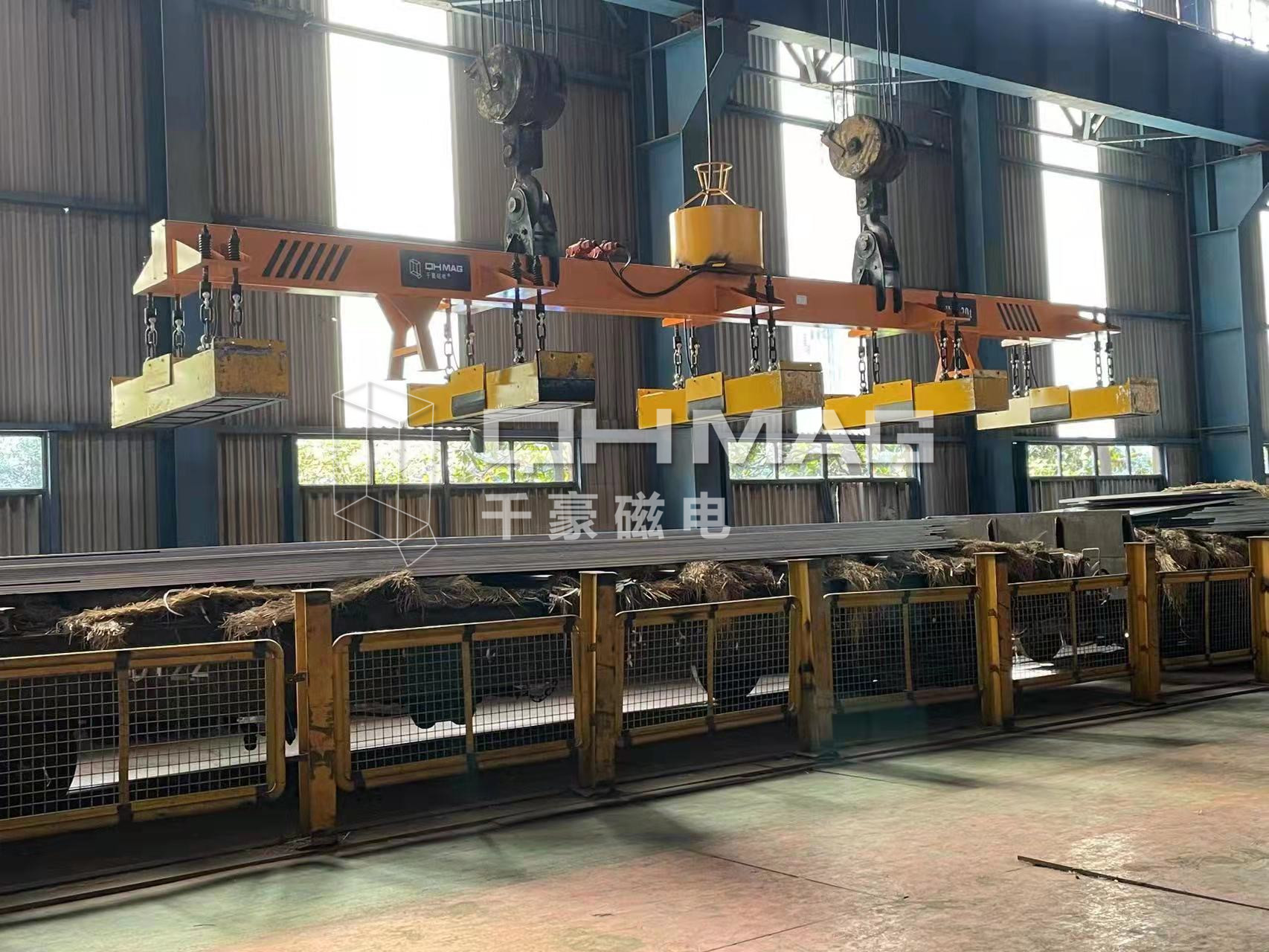 千豪電永磁吊具，吊鋼板夾具